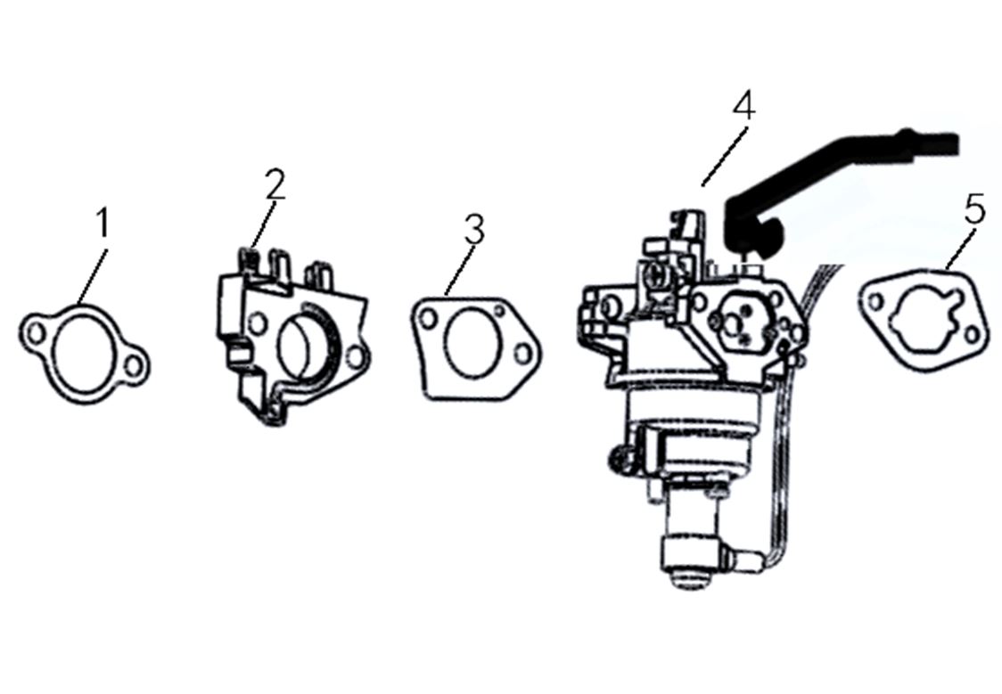 ЗАПЧАСТИ ДЛЯ ГЕНЕРАТОРА БЕНЗИНОВОГО ELITECH СГБ 8000Р (КАРБЮРАТОР)