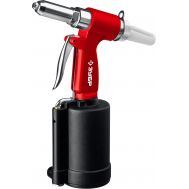 Заклепочник пневматический, корпус из алюминия, для заклепок из нержавеющей стали, 2,4-3,2-4-4,8мм 31283