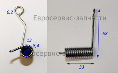 Пружина крышки задней (левая)