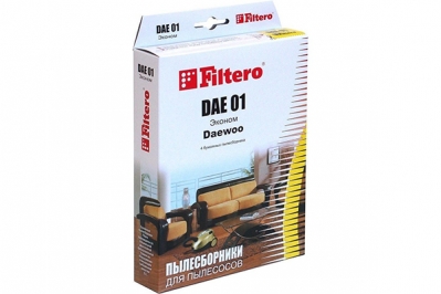 Набор из 4 синтетических мешков для пылесоса AEG FILTERO AEG 01 Extra