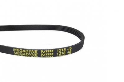 Ремень для стиральной машины 1218 J5 Megadyne черный