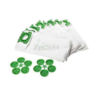 Комплект мешков бумажных (8 шт) + крышки для мешка к пылесосу Thomas Airtec 787410 (8шт)