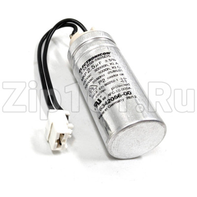 Конденсатор пусковой 2,5МКФ холодильника Liebherr 6342056