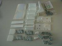 Набор креплений фасада дверей для встраиваемого холодильника Electrolux 2367134331 (2367134232)